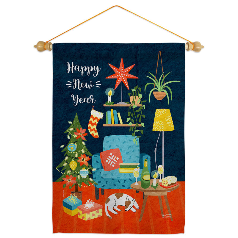 Ensemble de drapeaux en polyester 2 faces 1,5 pi x 1,1 pi