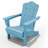 HDPE Foldable Steel Adirondack Chair-2133841912
