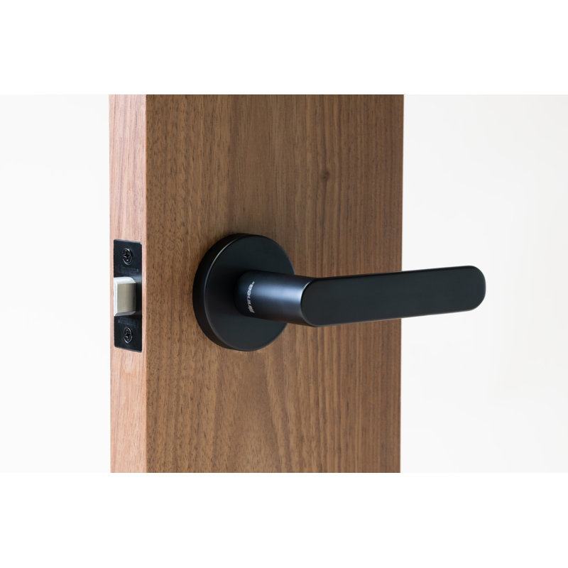 Privacy Door Lever, 2-3/4", Satin Black