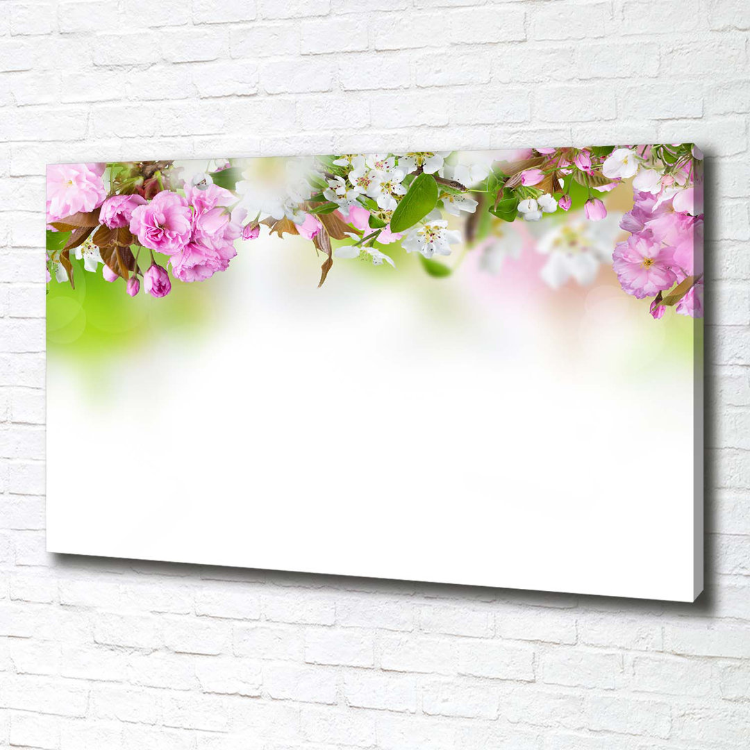 Spring Flowers - Wrapped Canvas Print