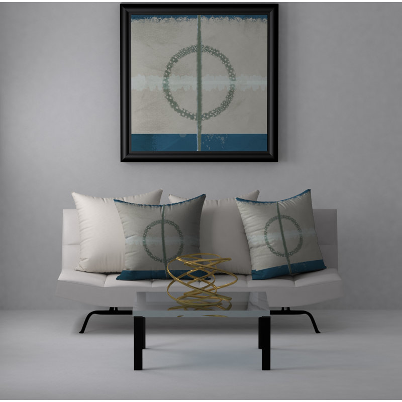 Reversible Throw Pillow, 24" x 24"