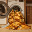 Tapis lavable Croissant Desserts-2125068867