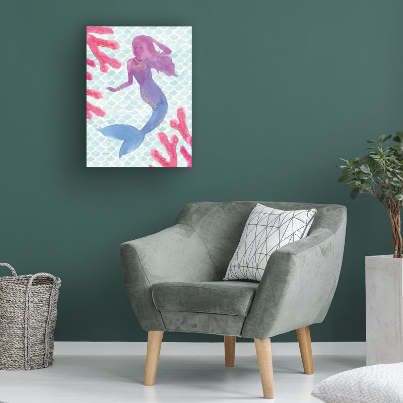 Art sur toile Jenaya Jackson «Mermaid Friends I», H 19 po x l 14 po x P 2 po