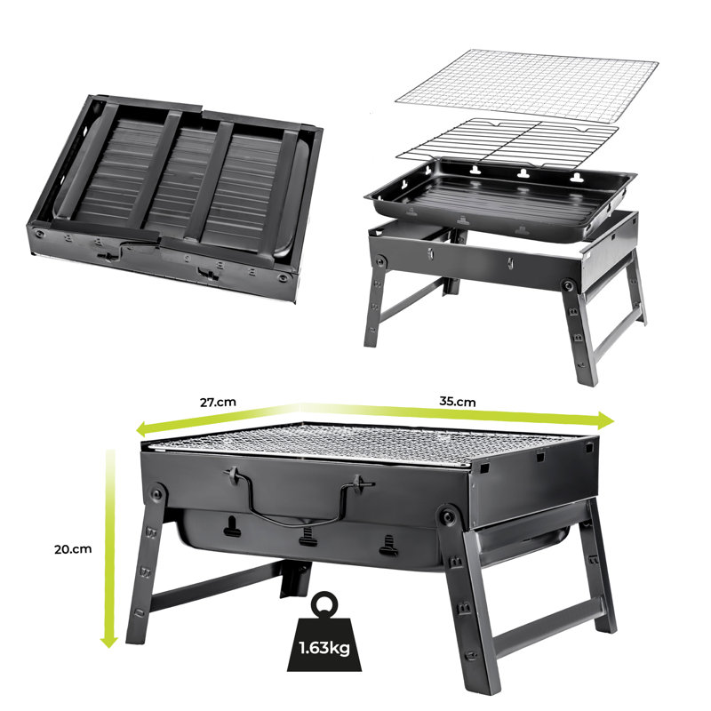 ROYALFORD 35cm W Portable Charcoal Grill