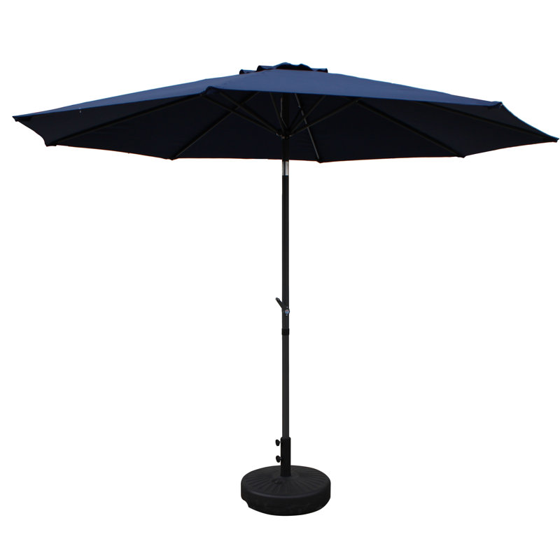 Parasol de marché 9 pi Patson, Bleu marine, H 94 po x l 107 po x P 107 po