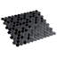 Citi Hex Black 10-1/4" x 11-7/8" Porcelain Mosaic Tile