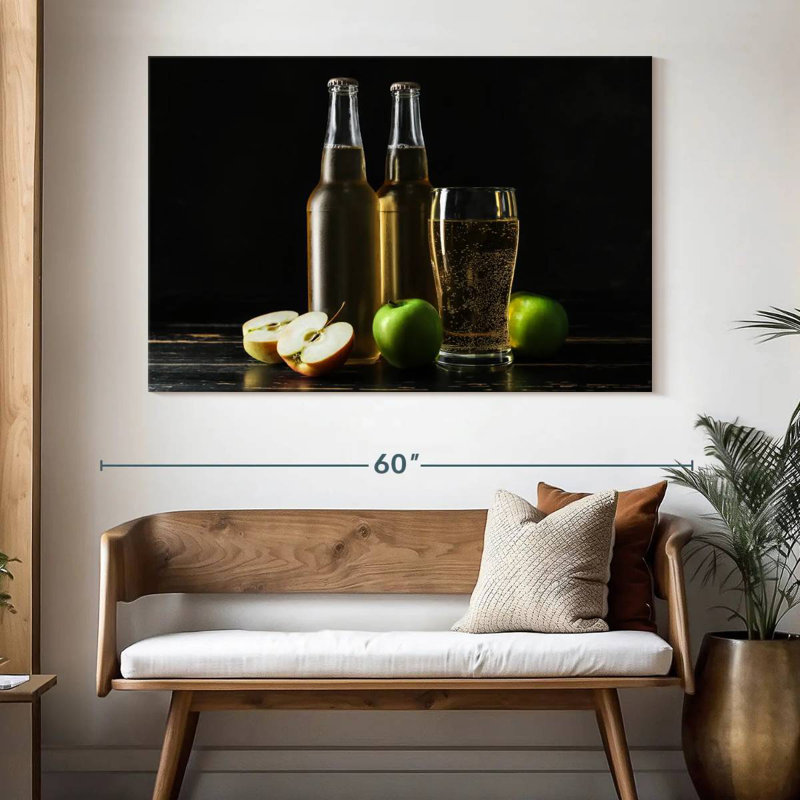 Sparkling Apple Cider, 34" H x 51" W
