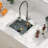 15" L x 15" W Drop-In Bar Sink Single Bowl Stainless Steel Bar Kitchen Sink Workstation with Accessories
