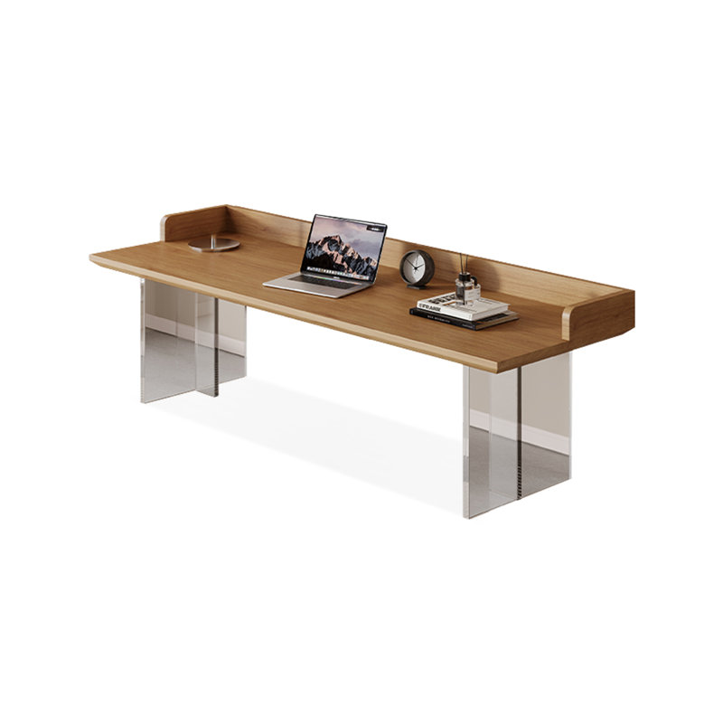 Cherry Rectangular Solid Wood desks, 29.53" H x 86.61" W x 23.62" D