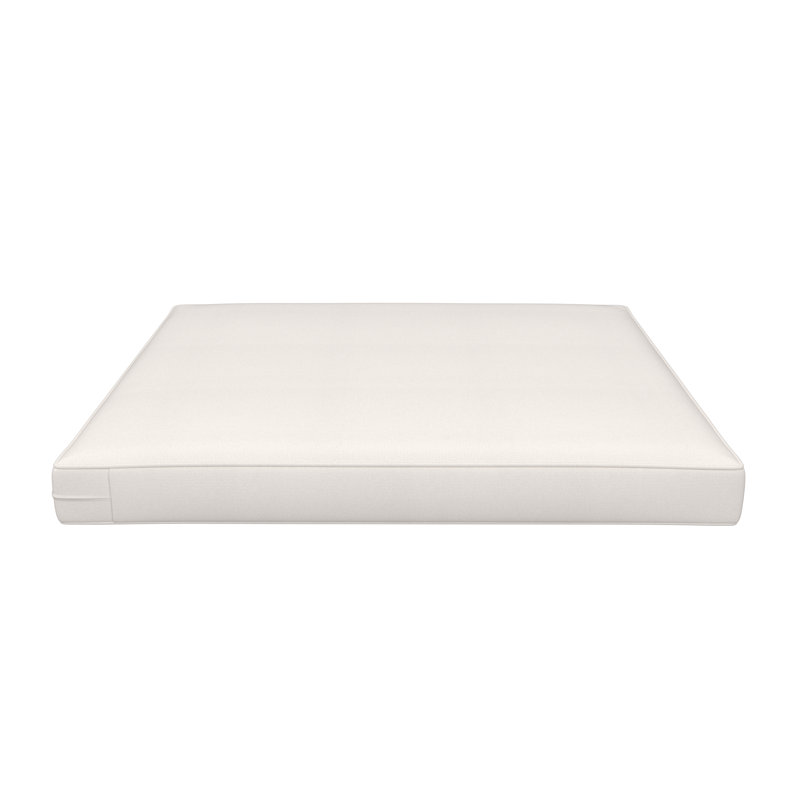 Sunbrella® Outdoor Ottoman Seat Cushion, 20" W x 22" D, Canvas Natural