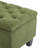 Green Boucle Storage Ottoman Bench With Rubber Wood Legs, 300 Lbs Capacity | Gift Idea-1535671036