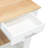 Kitchen Island with Drawer Shelves and Casters-423032431-458546702