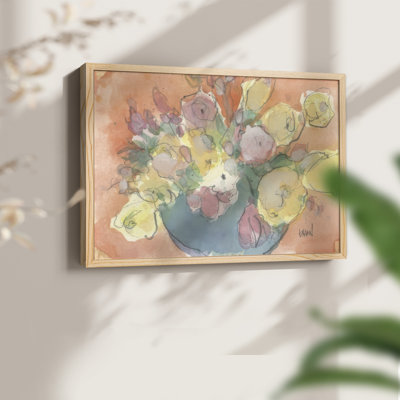 The Embrace Bouquet I -Framed Print - Restickable