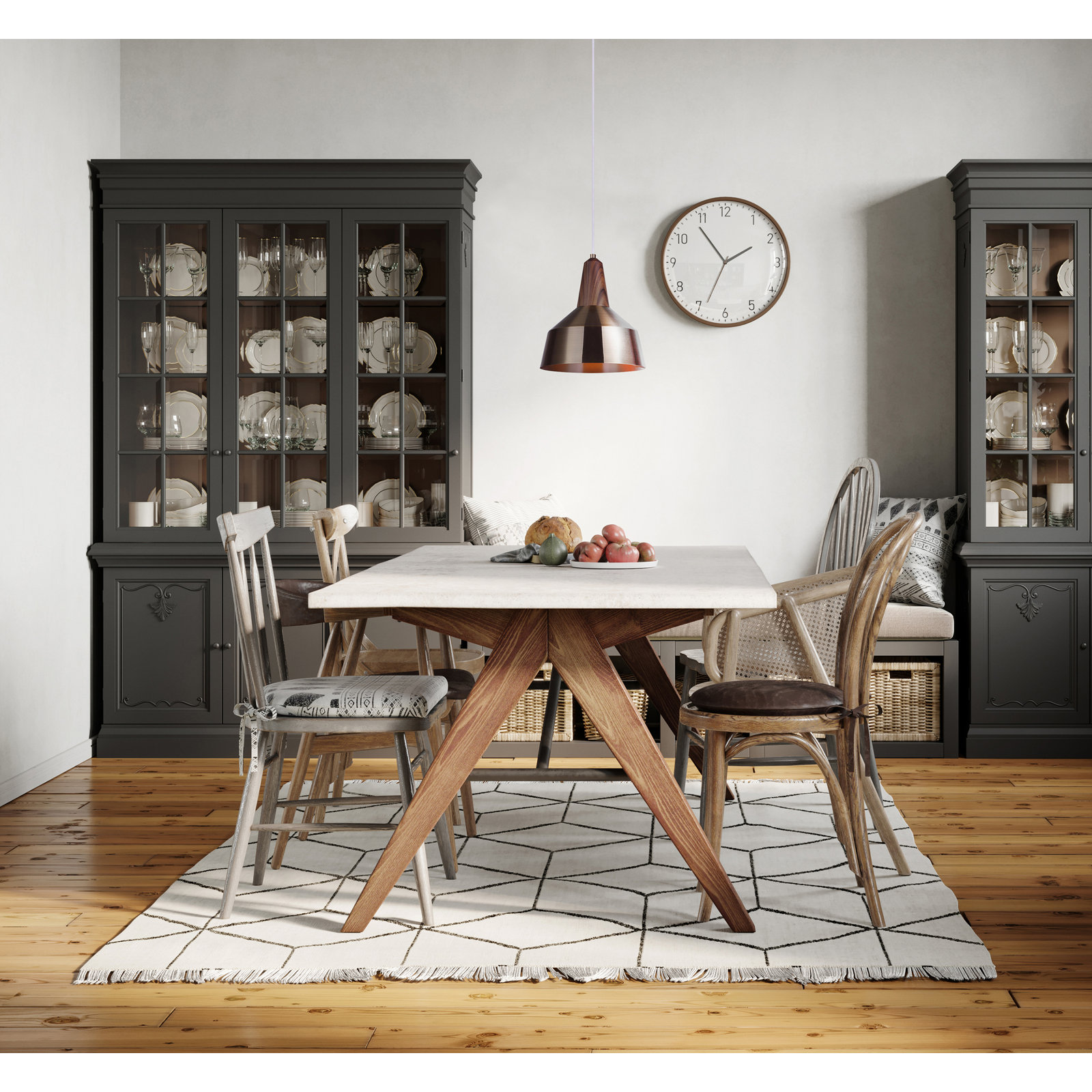 Yozelin Single Light Metal Pendant