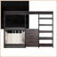 Organisateur de garde-robe, configurable avec tiroir, bois vieilli et amp; Métal | Bois et métal | Gris