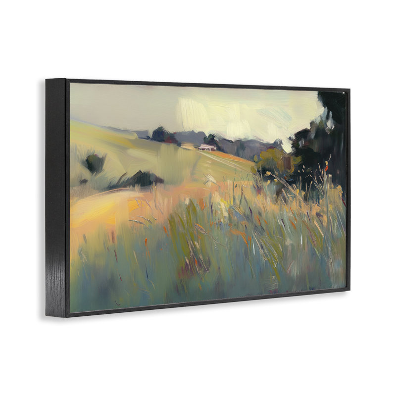 Estampe numérique moderne et tranquille encadrée, design par Elara Yasna, Giclée encadrée noir minuit, H 20 po x l 30 po