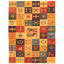 Tapis de zone en laine 10 pi 4 po x 14 pi anatolian noué la one-of-kind main-of-kind new age
