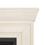 OneConcept 100cm W White Bio-Ethanol Fireplace