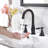 2-handle Bathroom Faucet with Drain Assembly-75202225