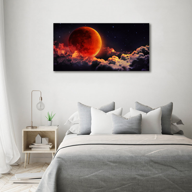 Moon Eclipse - Wrapped Canvas Print