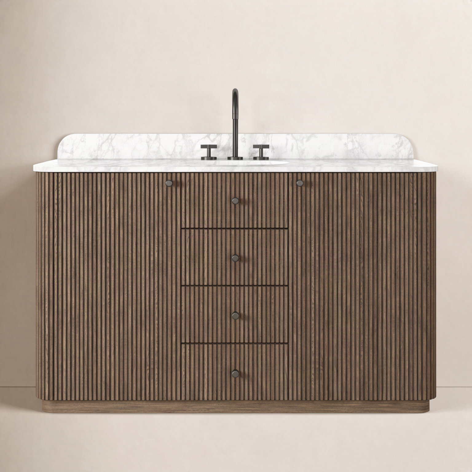 Jivera Oak Single Bathroom Vanity