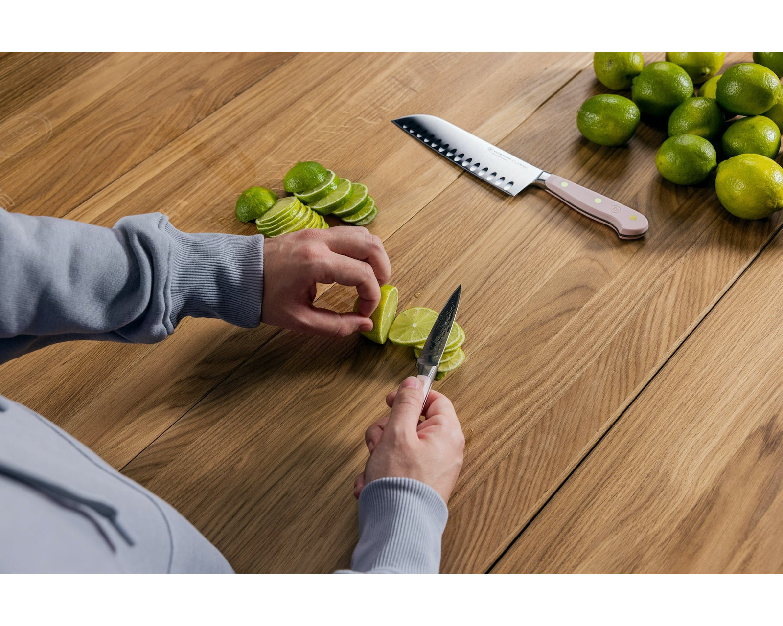 WÜSTHOF Classic Color Pink Salt 7" Santoku Knife