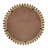 Gold Mango Wood Room Wall Mirror with Beaded Detailing, 35" x 2" x 35"-113006477