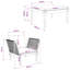  Garden Lounge Set Solid Acacia Wood & Rope Sofa Outdoor Furniture Patio