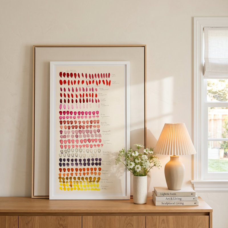 Swatch Rose by Susan Hable - Picture Frame Graphic Art