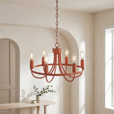 Sienna Iron Six-Light Pendant