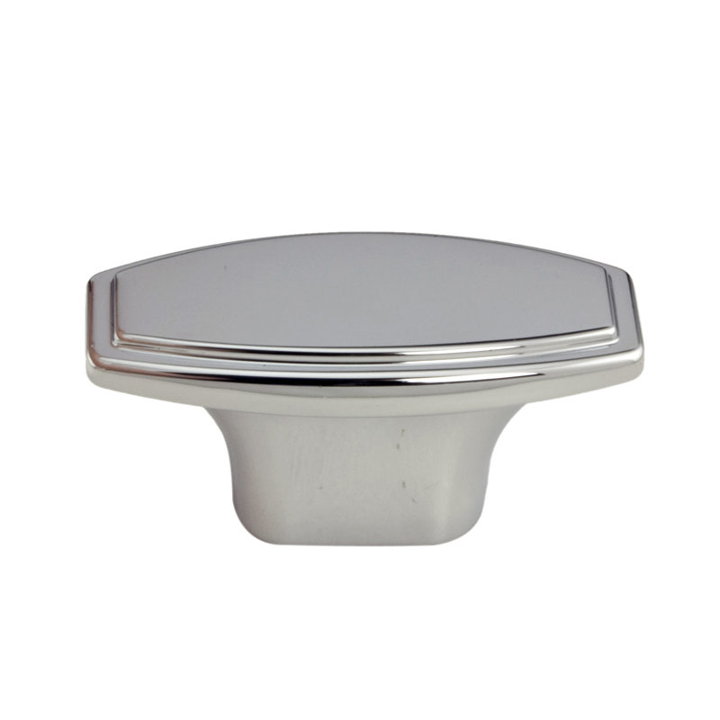 Inspiration Rectangle Knob, Chrome