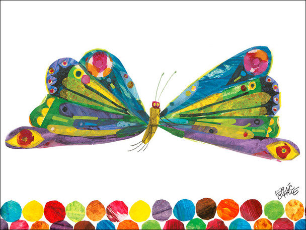 Art sur toile Mcintosh Butterfly, H 18 po x L 24 po x l 1,25 po