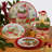 Santa's Wish 12 pc Dinnerware Set