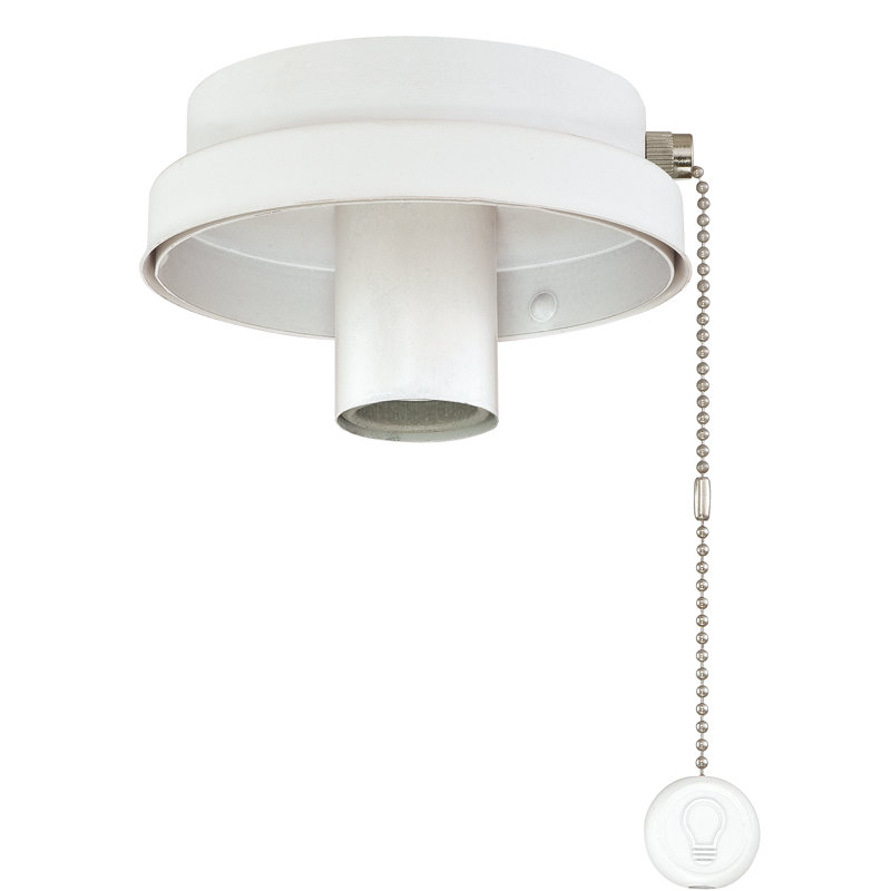 Ventilateur de plafond à profil bas, Blanc mat