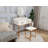 Vanity Set With Mirror And Stool - Makeup Vanity Table With Storage Drawers And Organizer, White And Gold, Space-Saving Design For Small Bedrooms