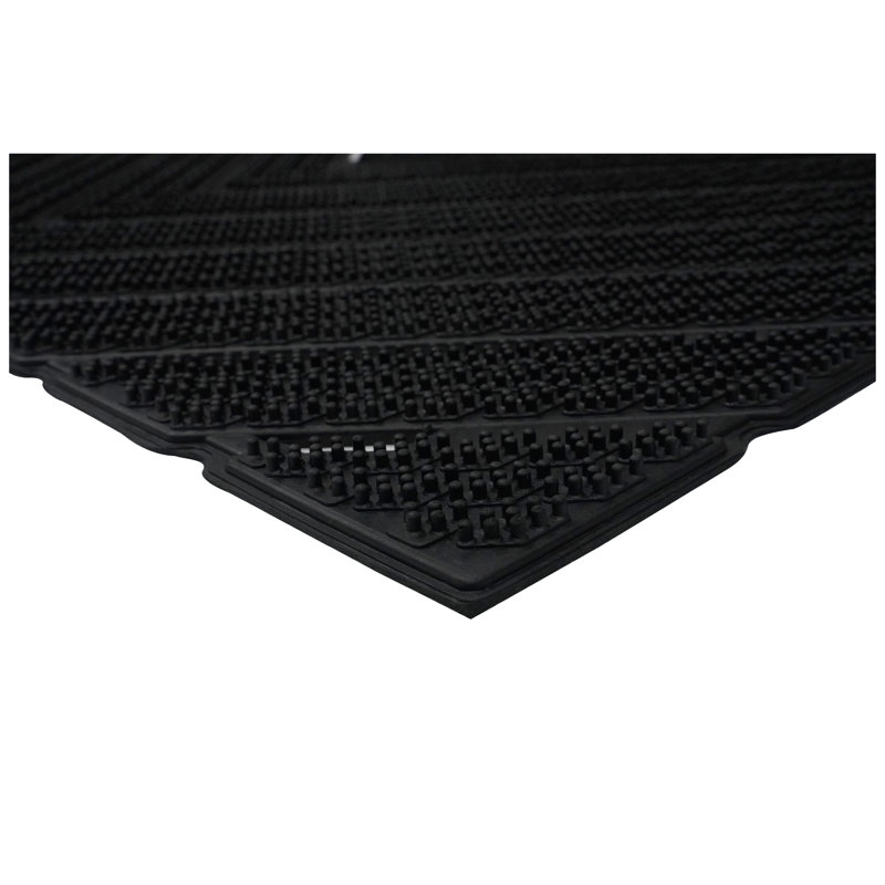 Chevron Rubber Doormat 18 ''x  30''