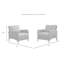 Mosca Wicker - Person Patio Conversation Set with Cushions-50208322