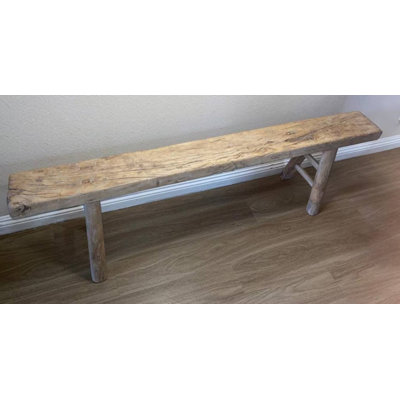 Banc en bois massif Haneef