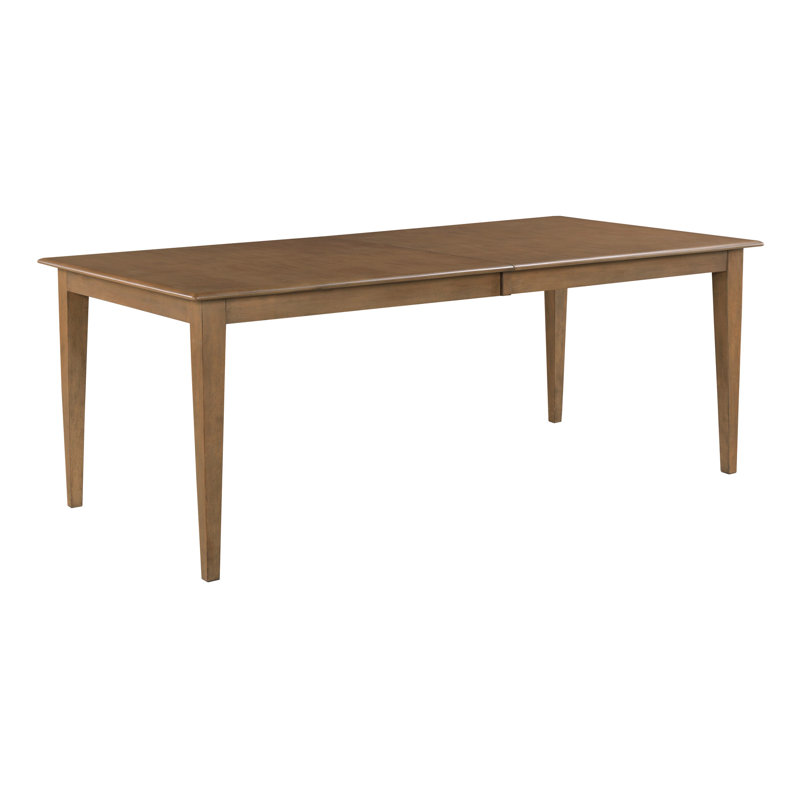 80" RECTANGULAR LEG TABLE, LATTE