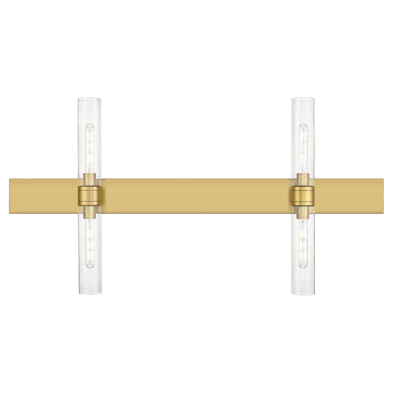 Ballston - Maliyah - 4 Light 51" Bath Vanity Light, Brushed Brass, Seedy