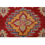 Tapis oriental rouge fait à la main Kazak 6