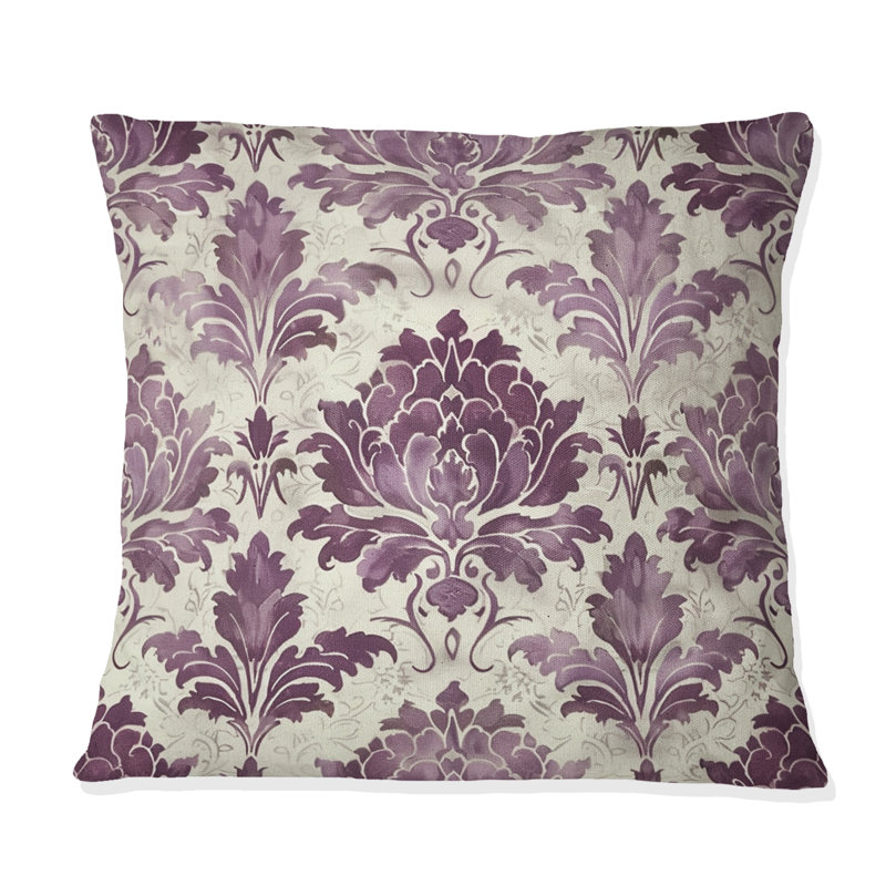 Coussin Floral, H 16 po x l 16 po