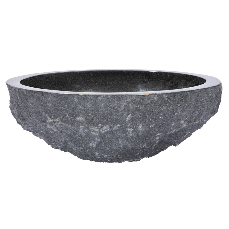 Lavabo de salle de bain vasque circulaire en granite