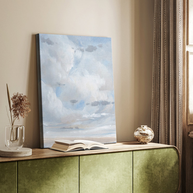 Bleu ciel II - galerie Cavas sur mesure, H 60 po x l 40 po