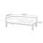 Simple and unique design coffee table