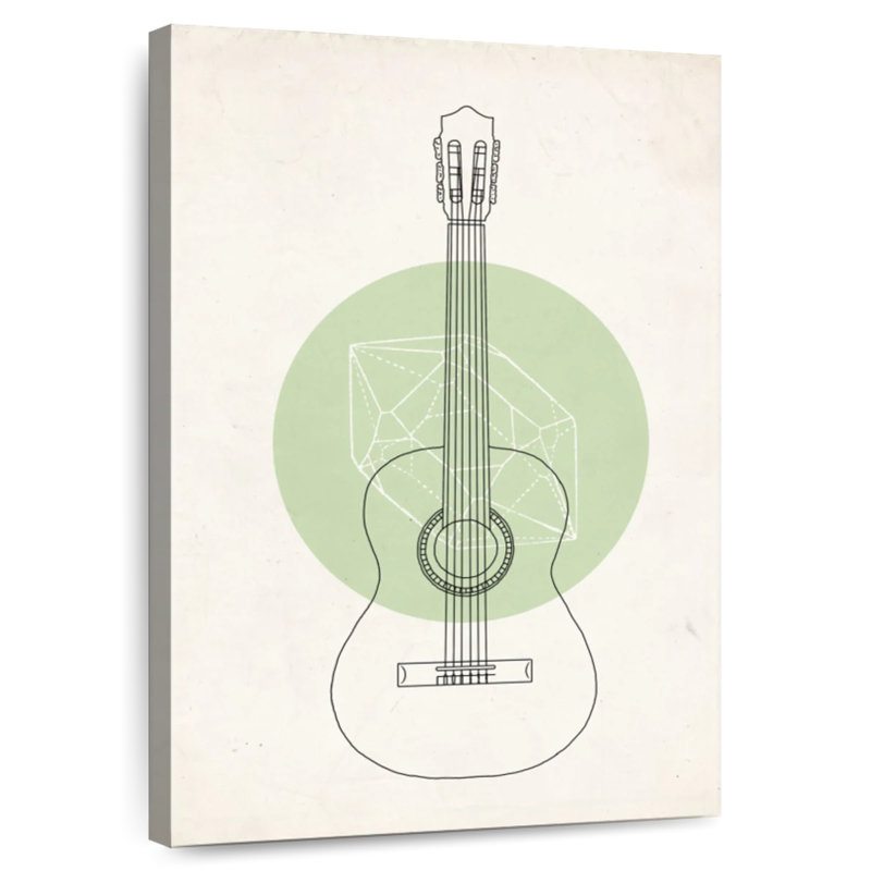 Guitare géométrique Abarca, H 12 po x l 8 po
