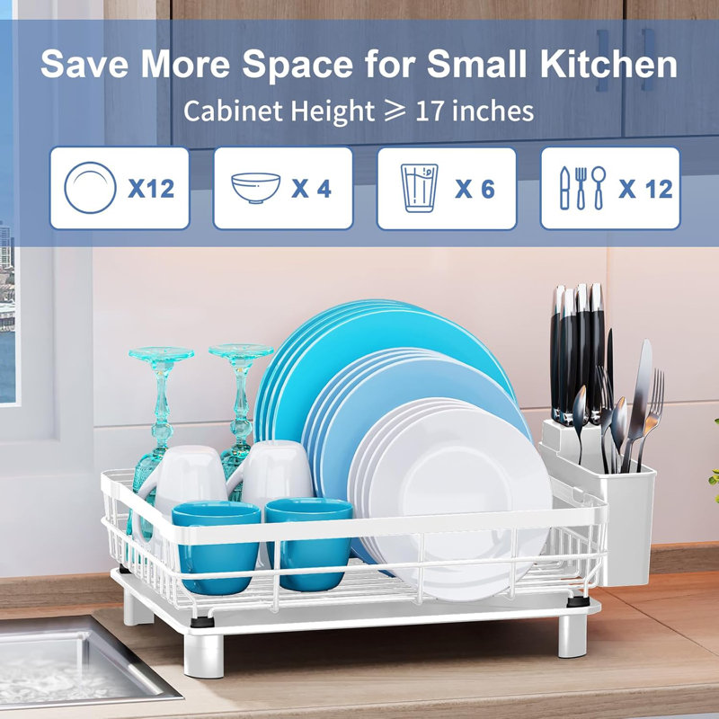 Dish Drying Rack, Dish Rack, Large Dish Racks for Kitchen Counter, Drying Rack Kitchen