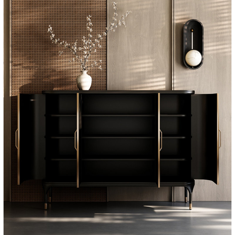 Armoire de décoration Vintage Black Porch