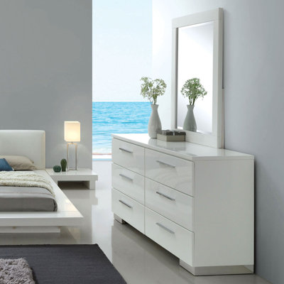 Commode anglaise 6 tiroirs Florissant