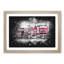Wintertime In Amsterdam Netherlands - Single Picture Frame Print on MDF-56863720-56863717